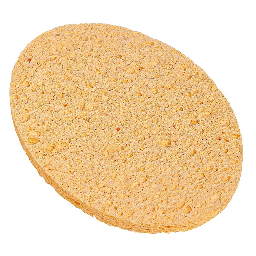 Изображение товара Многоразовый спонж для умывания LA ROSA бежевый эффективное очищение кожи