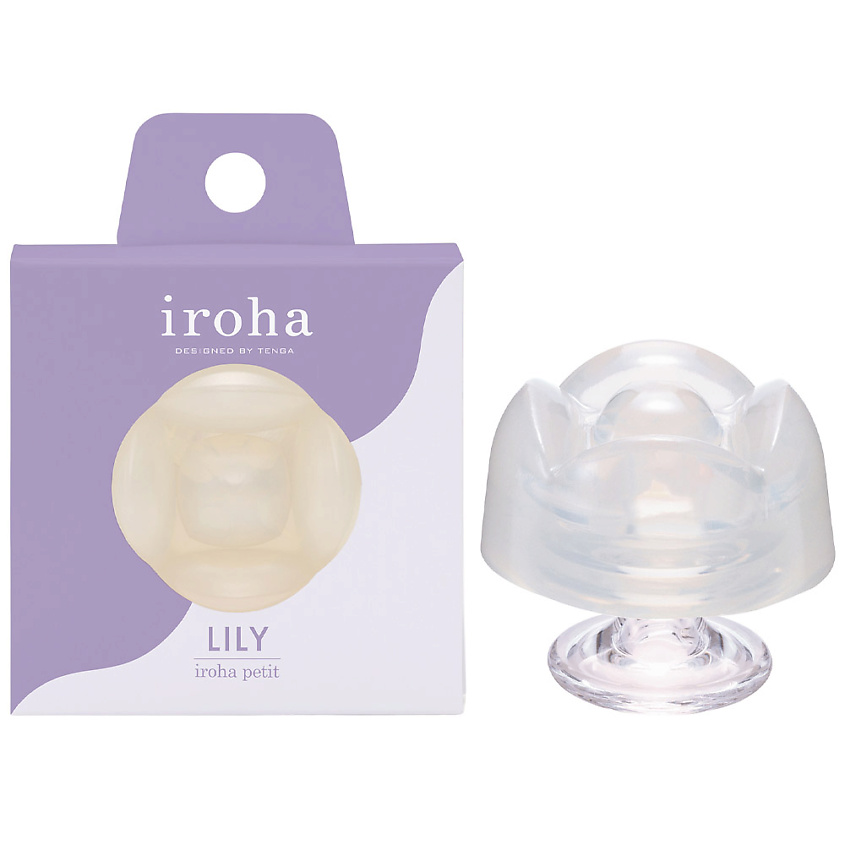Изображение товара IROHA PETIT Клиторальный стимулятор SHELL, цвет: сиреневый