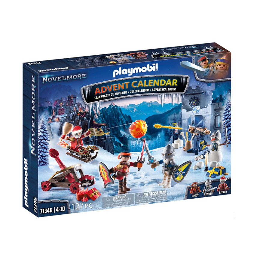 Изображение товара PLAYMOBIL Адвент-календарь Novelmore Snow Battle, 127 шт.