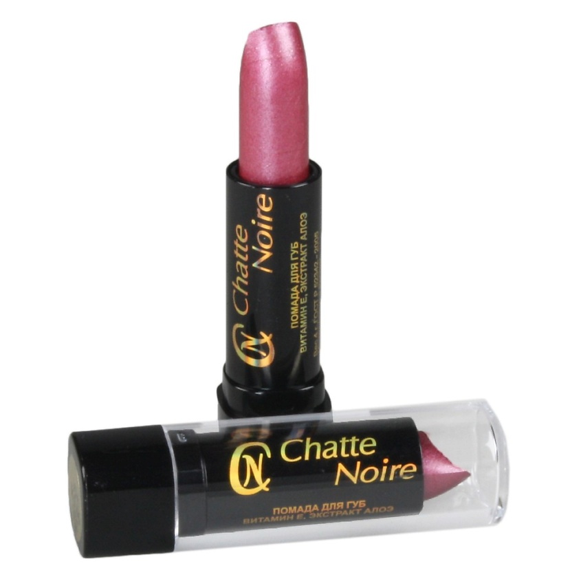 Изображение товара Помада для губ CHATTE NOIRE Lilac сиреневый хром K5 06 4 цвета стойкая ухаживающая