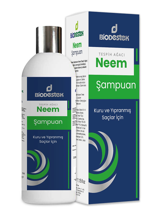 Изображение товара DESTEK Шампунь с маслом нима и эвкалипта уход за ослабленными, повреждёнными, сухими волосами, 330 мл