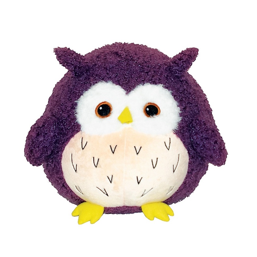 Изображение товара Мягкая игрушка Совушка Gulliver 30 см фиолетовая безопасная и развивающая
