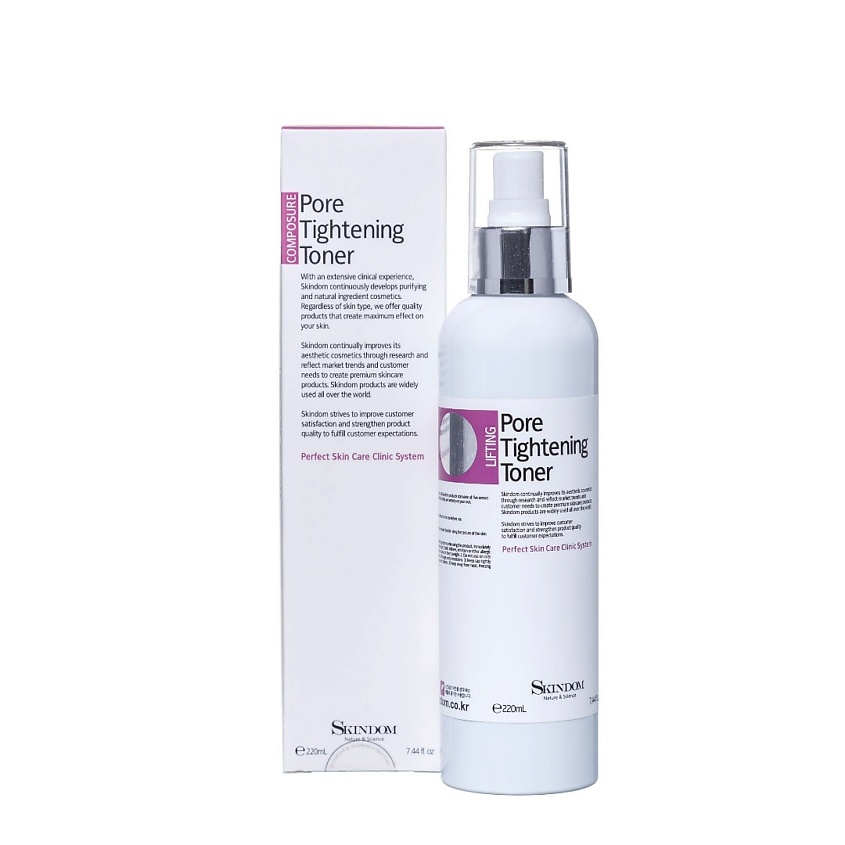 Изображение товара Тоник для сужения пор SKINDOM 220 мл увлажнение и успокоение кожи