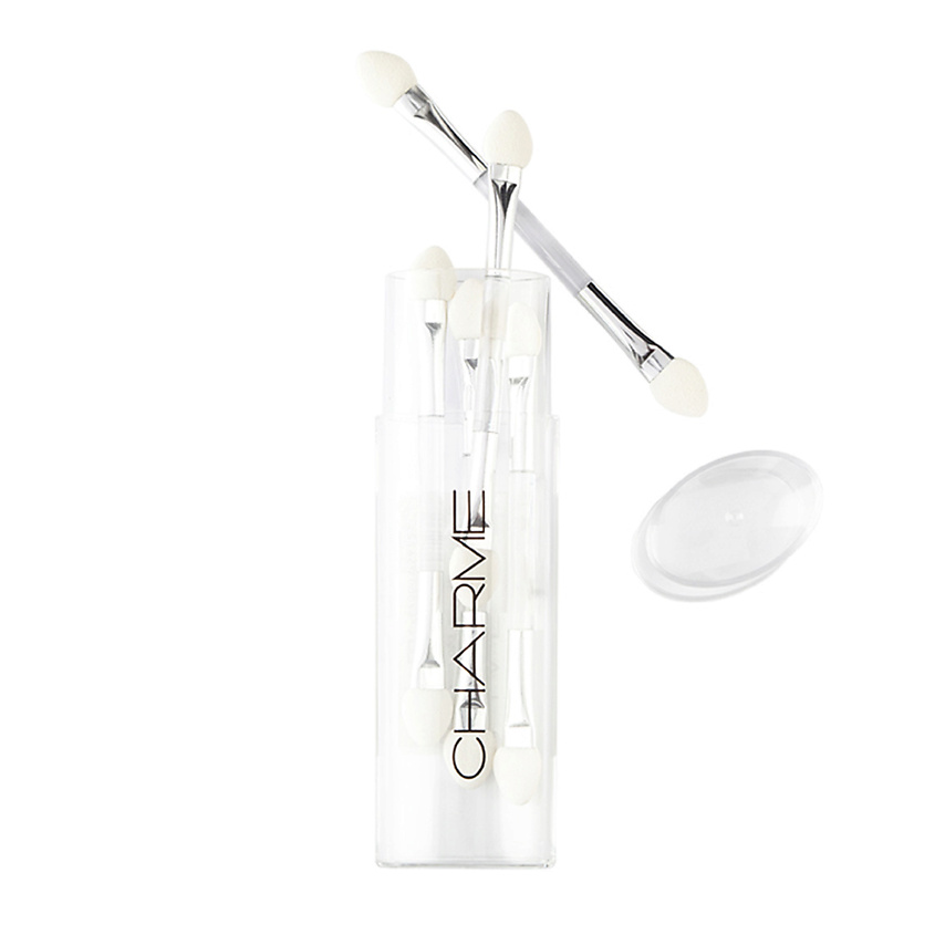 Изображение товара CHARME Набор двухсторонних латексных аппликаторов для макияжа 6 шт.