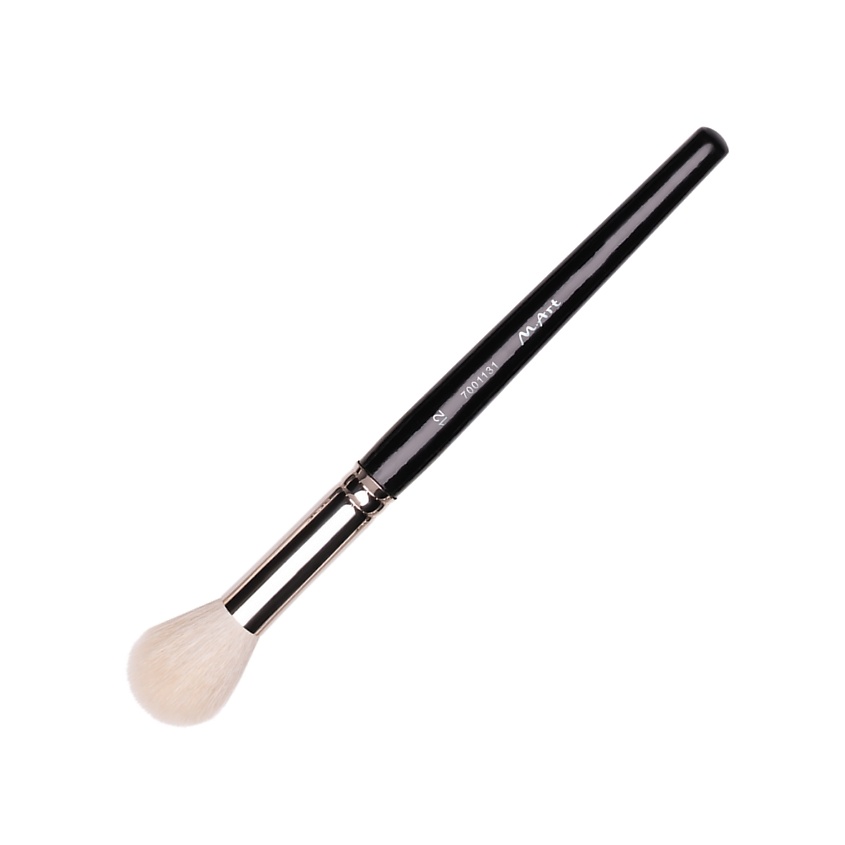 Изображение товара M.ART Кисть для лица № 12 круглая, коза белая, 1 шт.