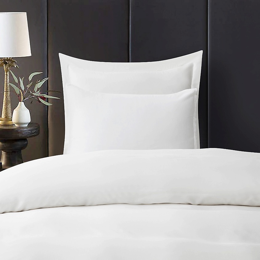 Изображение товара Комплект постельного белья Arya Signature Arty из Tencel 200x220 см серый и белый