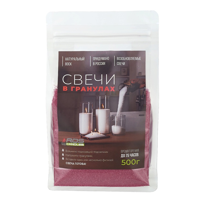 Изображение товара ROSCANDLES Насыпные свечи восковые, Ягодный