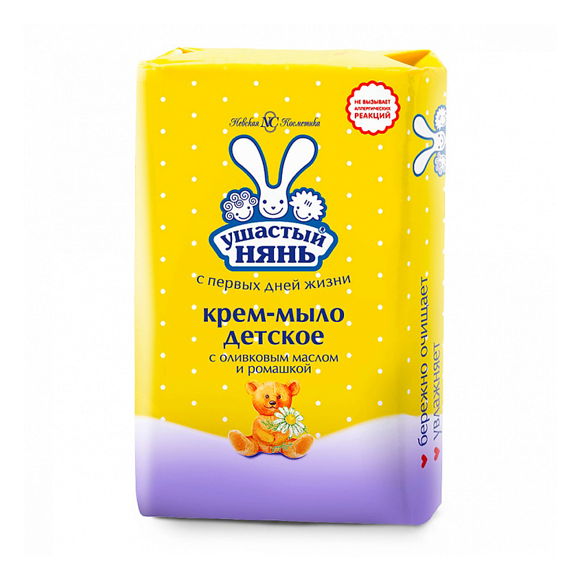 Изображение товара УШАСТЫЙ НЯНЬ Крем-мыло Ромашка, 90 г