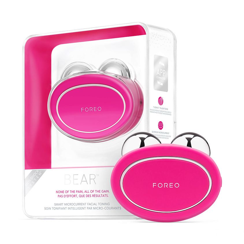 Изображение товара FOREO BEAR Микротоковое тонизирующее устройство для лица с 5 уровнями интенсивности, 1 шт.