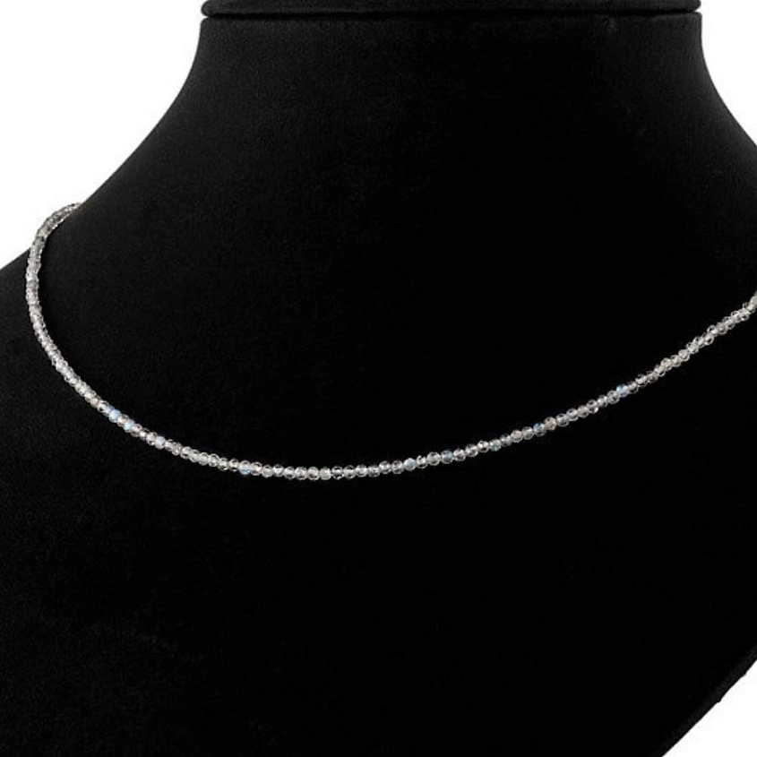 Изображение товара KOSHIKA Колье c натуральным Лабрадоритом, цвет: Белый