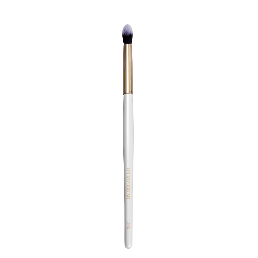 Изображение товара OH MY BRUSH Кисть для теней Blending eye brush 203, цвет: Белый