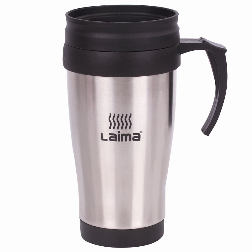 Изображение товара LAIMA Автокружка, термостакан с ручкой, 0.4 л.