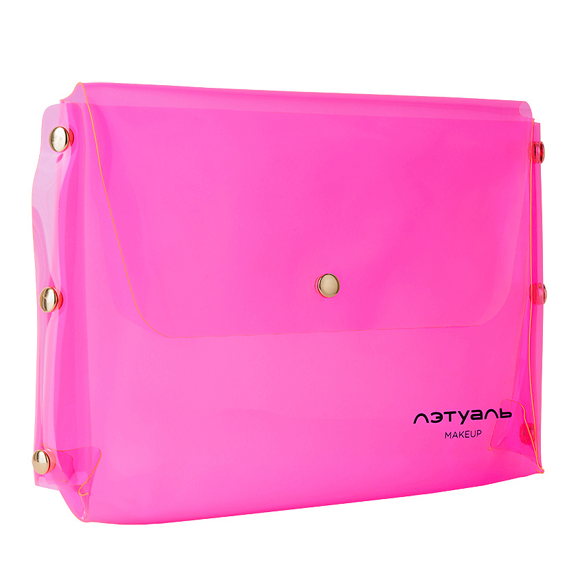 Изображение товара ЛЭТУАЛЬ Косметичка неоновая розовая, 1 шт