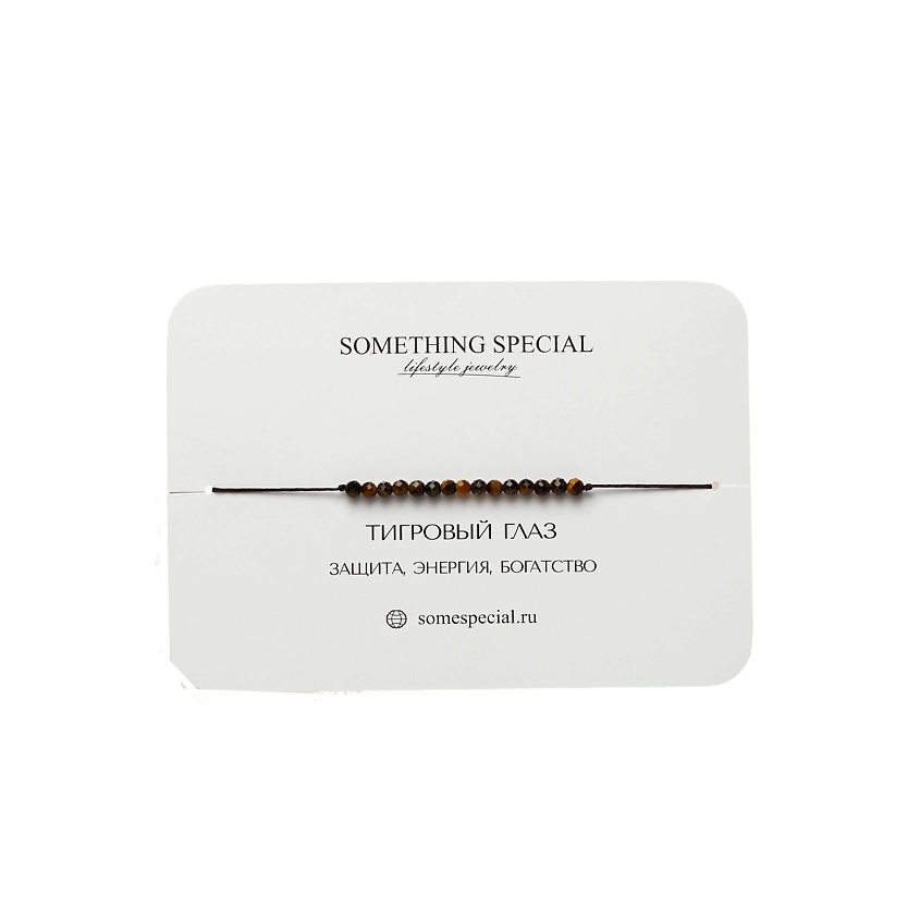 Изображение товара SOMETHING SPECIAL LIFESTYLE JEWELRY Браслет с тигровым глазом midi, цвет: Коричневый, размер: 14-21