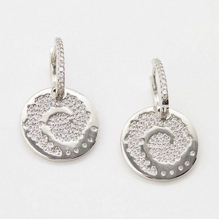 Изображение товара Стильные серебряные серьги WINDY PABUR для женщин украшение