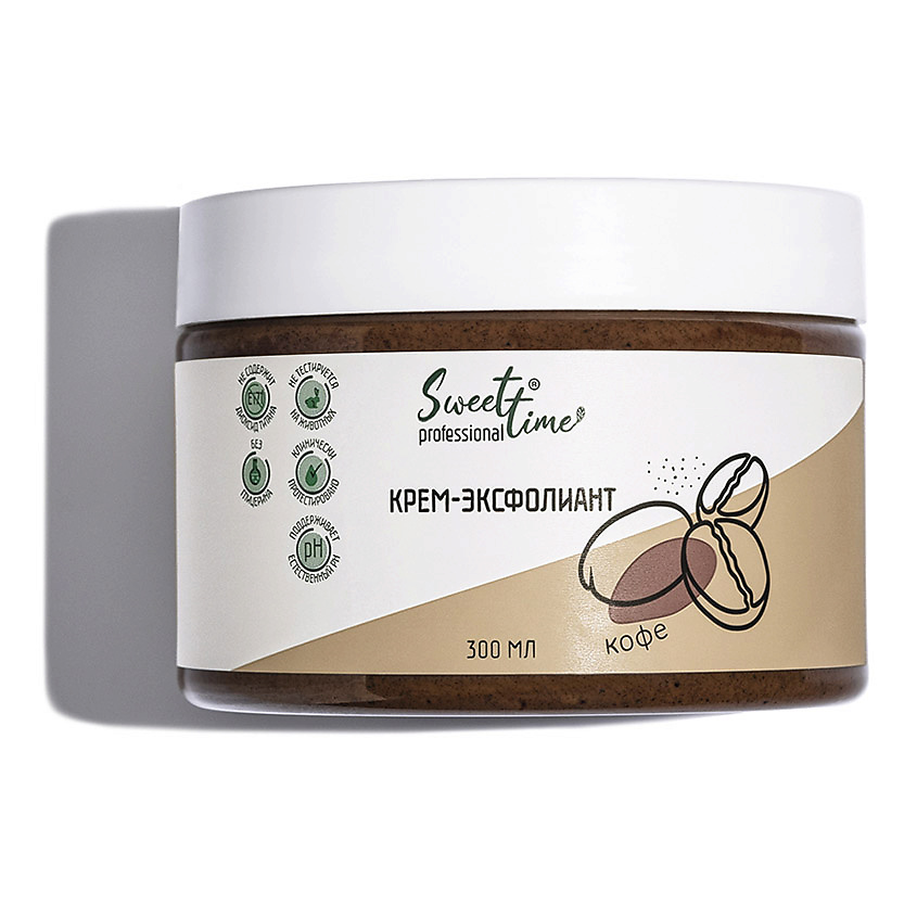 Изображение товара SWEET TIME PROFESSIONAL Крем-эксфолиант "Кофе", 300 мл