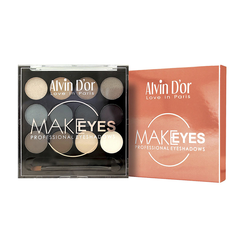 Изображение товара ALVIN D OR MAKE EYES Палетка теней 16 г Изображение товара ALVIN D OR MAKE EYES Палетка теней 16 г