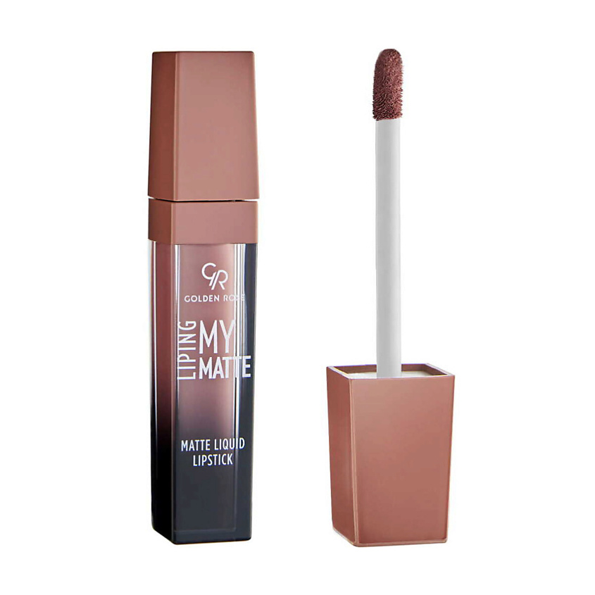 Изображение товара GOLDEN ROSE Жидкая помада LIPING MY MATTE №03 водостойкая матовая губная помада