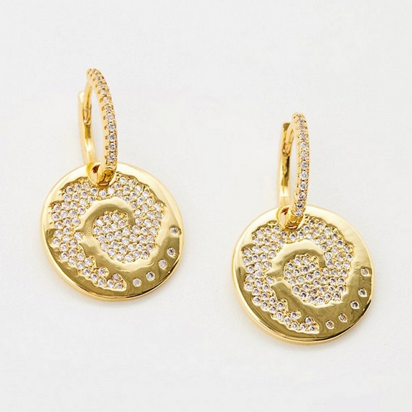 Изображение товара PABUR Серьги WINDY золотой женские бижутерный сплав стильные