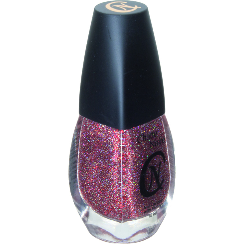 Изображение товара CHATTE NOIRE Голографический лак для ногтей 512 мультиголографический эффект красно-сиреневый 15 мл