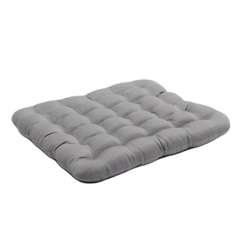 Изображение товара BIO TEXTILES Подушка - сидушка на стул с лузгой гречихи, Серый, срок годности 5 лет (срок службы - 2 года). Размер 40*40.