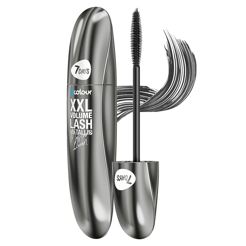 Изображение товара 7DAYS Тушь для ресниц, удлиняющая бургунди B.COLOUR, 02 Grey