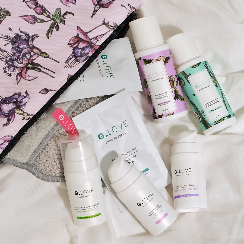 Изображение товара Подарочный набор ухода за лицом G.LOVE Фуксия Fuchsia Flower Gift Set комплект