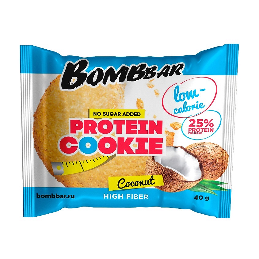 Изображение товара BOMBBAR Печенье неглазированное Кокос, 40 г