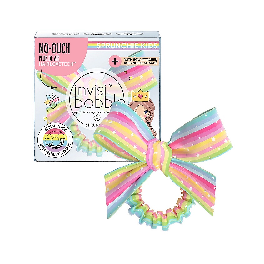 Изображение товара Резинка-браслет для волос invisibobble KIDS SPRUNCHIE SLIM Rainbow