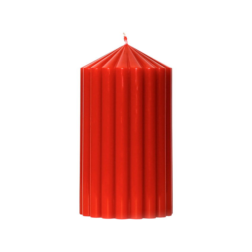 Изображение товара SIGIL МОСКВА Свеча декоративная Колонна звезда 130х70, Красный