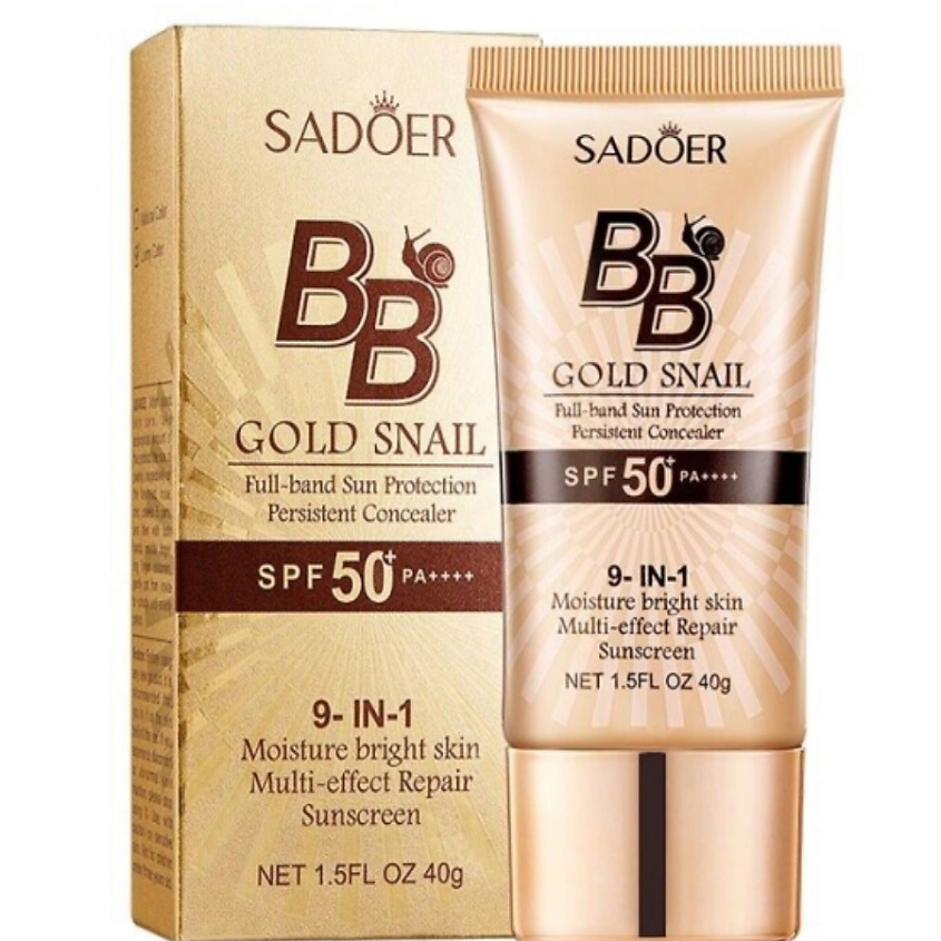 Изображение товара SADOER BB-крем консилер SPF50+ Gold с муцином улитки 02 Слоновая кость