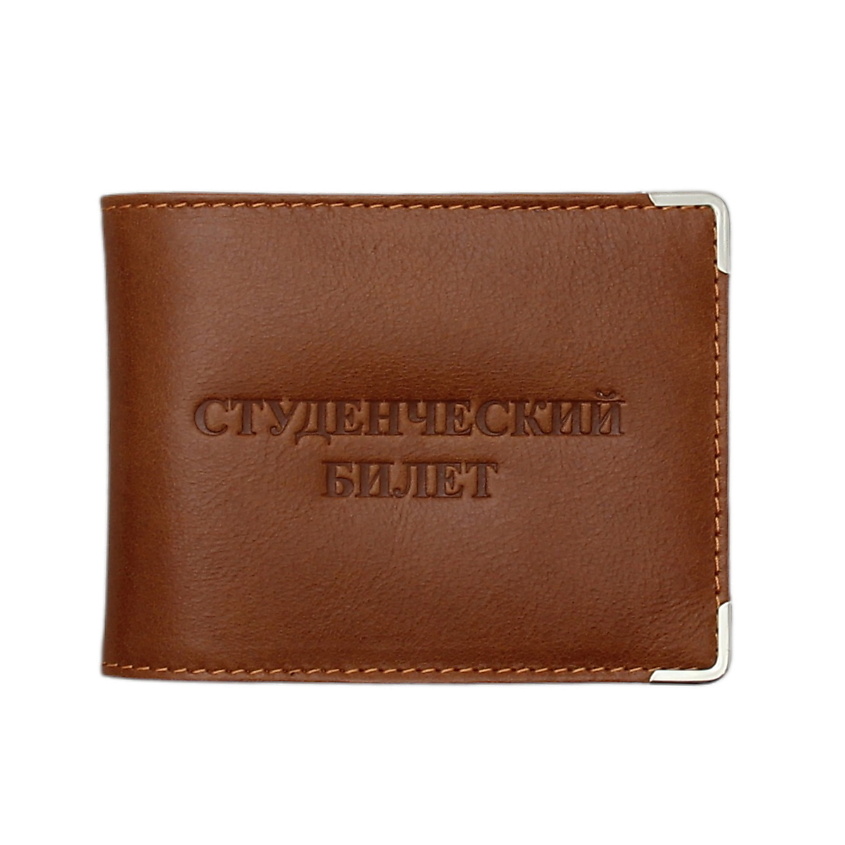 Изображение товара Обложка для студенческого билета RELS Student ID Card из натуральной кожи Коричневая