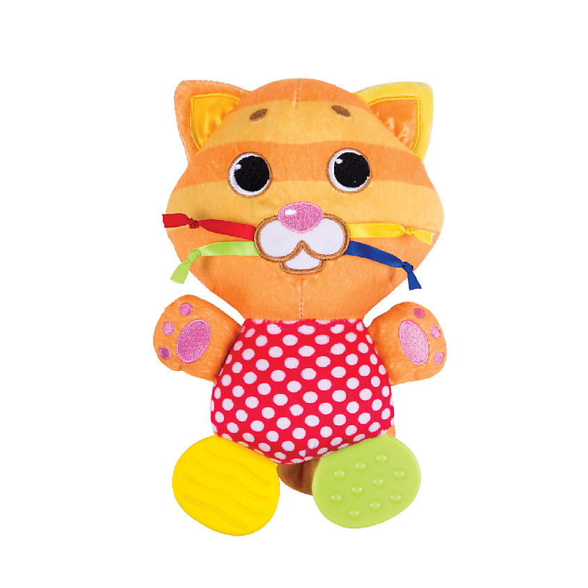 Изображение товара HAPPY SNAIL Музыкальная игрушка "Котофей Мурчик", цвет: Оранжевый, 1 шт