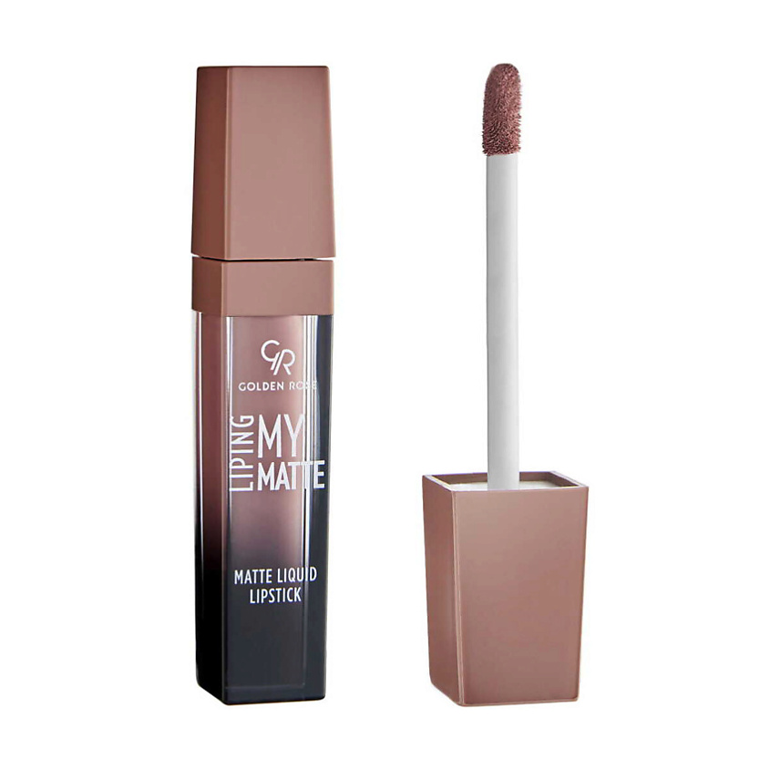 Изображение товара GOLDEN ROSE Жидкая помада LIPING MY MATTE, №02