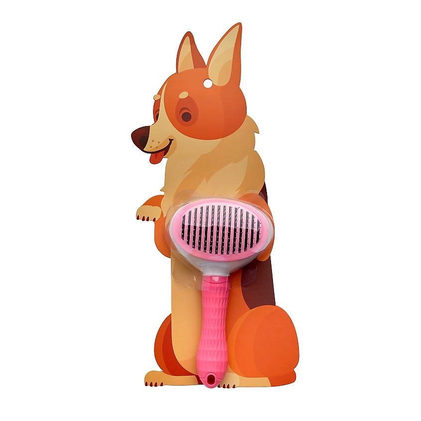 Изображение товара FRIEND OF MINE Щетка для собак и кошек для нормальной шерсти #FOM_purrrfect, 1 шт.