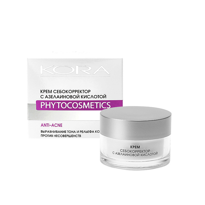 Изображение товара KORA Крем себокорректор с азелаиновой кислотой, 50 мл