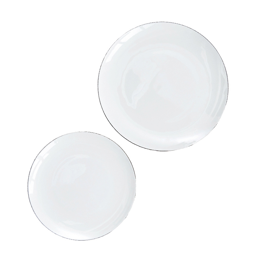 Изображение товара MANDARIN DECOR Набор тарелок, цвет: белый