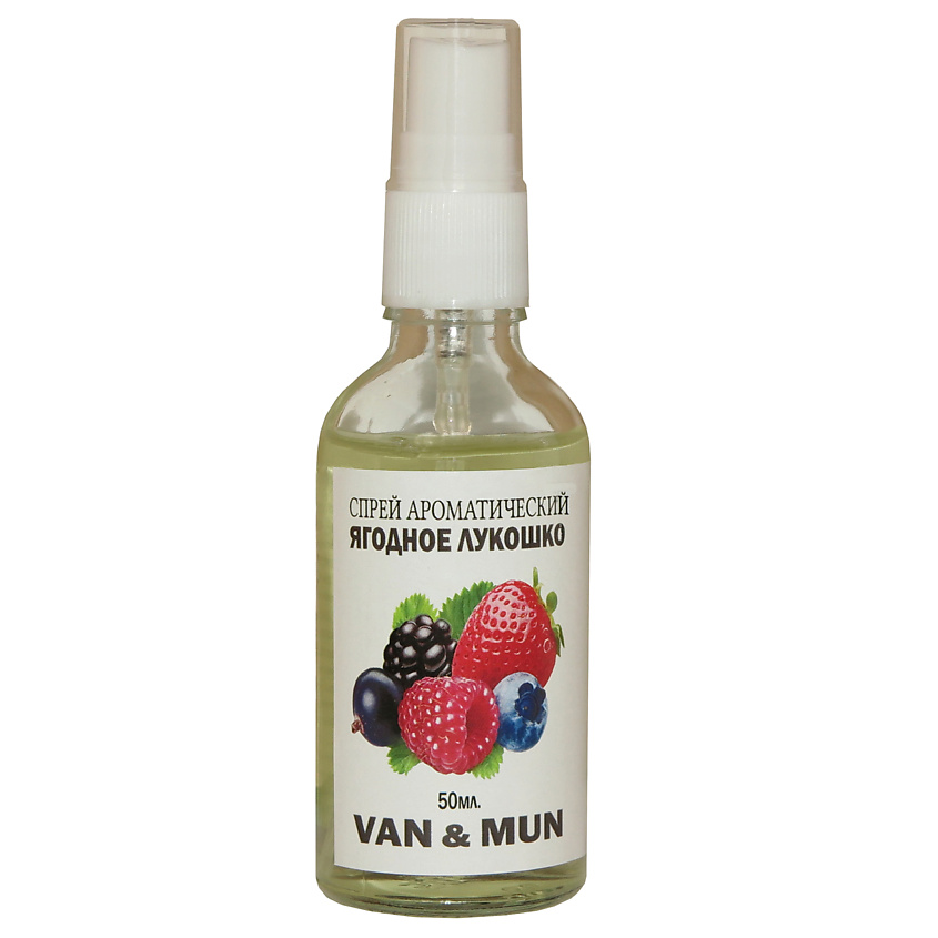 Изображение товара Ароматический спрей VAN&MUN Ягодное лукошко 50 мл для дома и офиса