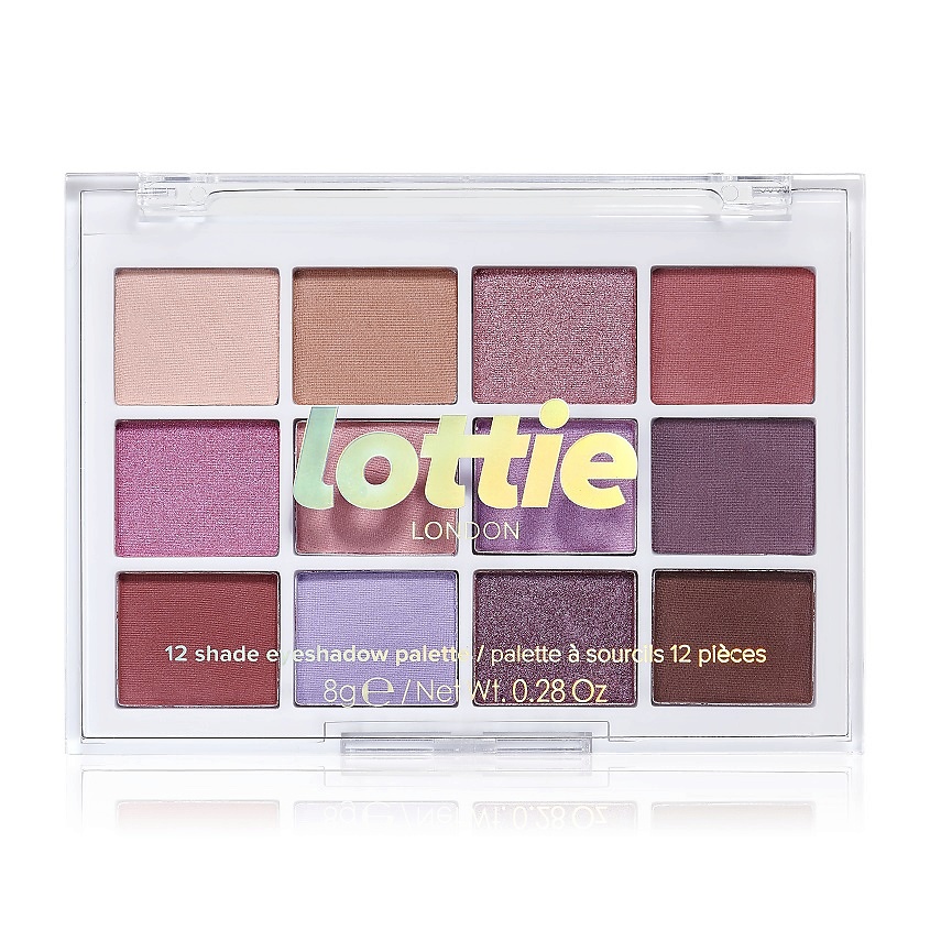 Изображение товара LOTTIE LONDON Палетка теней для век из 12 оттенков, Berry Cute, 13.2 г