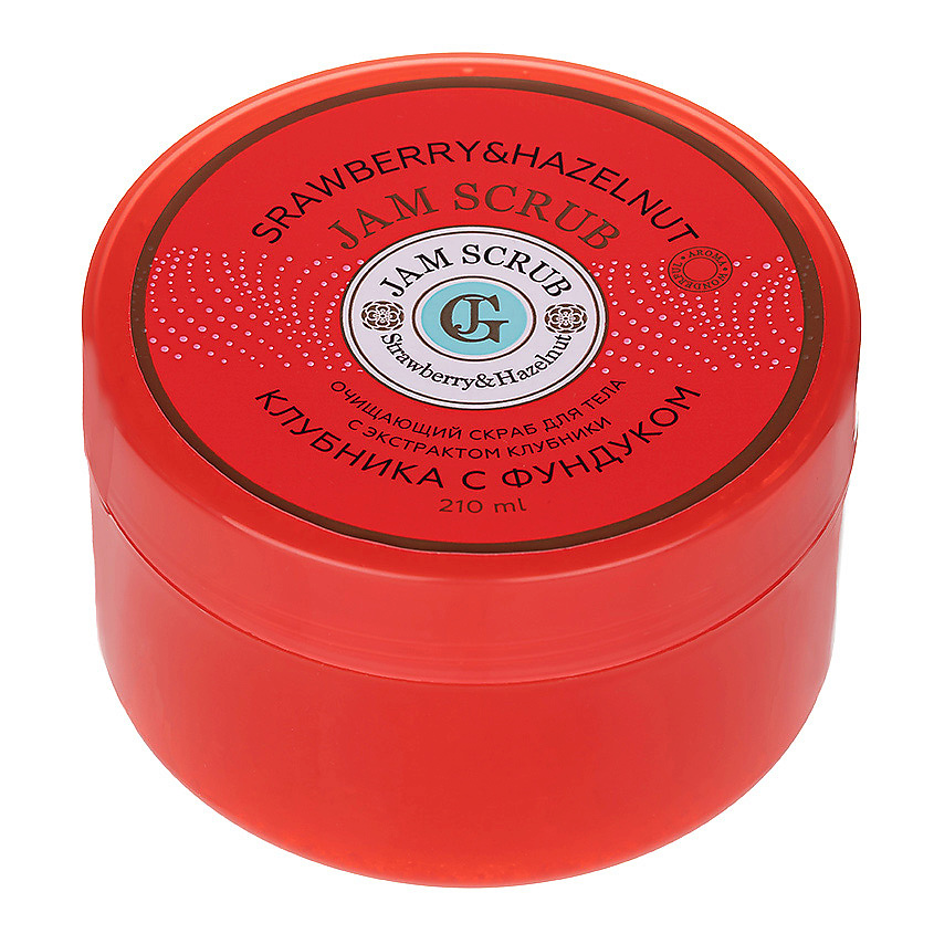 Изображение товара LOREN COSMETIC Джем-скраб для душа Клубника с фундуком Jam Scub, 210 мл
