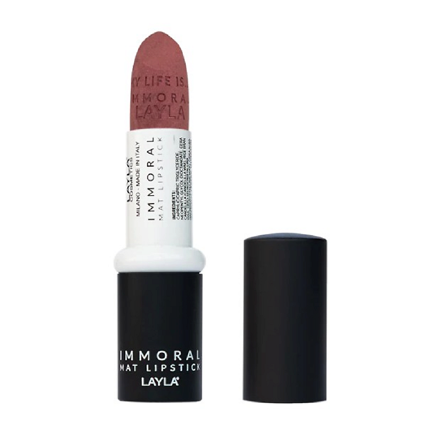 Изображение товара LAYLA Помада для губ матовая Immoral Mat Lipstick, N. 16, 4 г