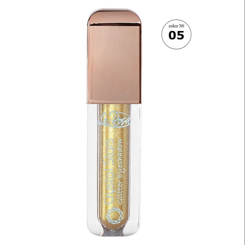 Изображение товара LA ROSA Тени для век Crustal Stars, тон 01, золотой хаки