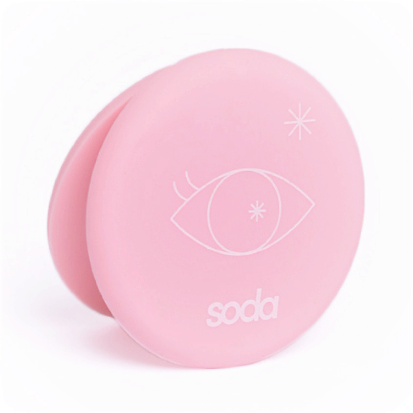 Изображение товара SODA MIRROR #whoistheprettiestofthemall ЗЕРКАЛО ДВУСТОРОННЕЕ, PINK
