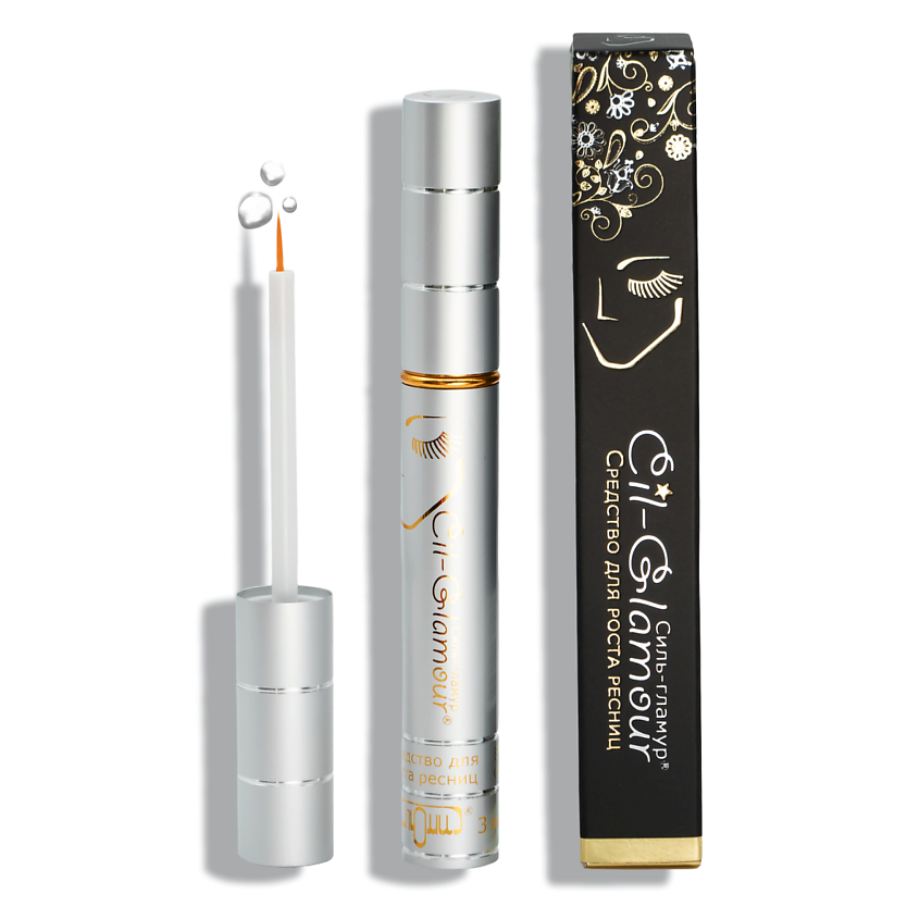 Изображение товара CIL-GLAMOUR Сыворотка для роста ресниц "СИЛЬ-ГЛАМУР", 3 мл