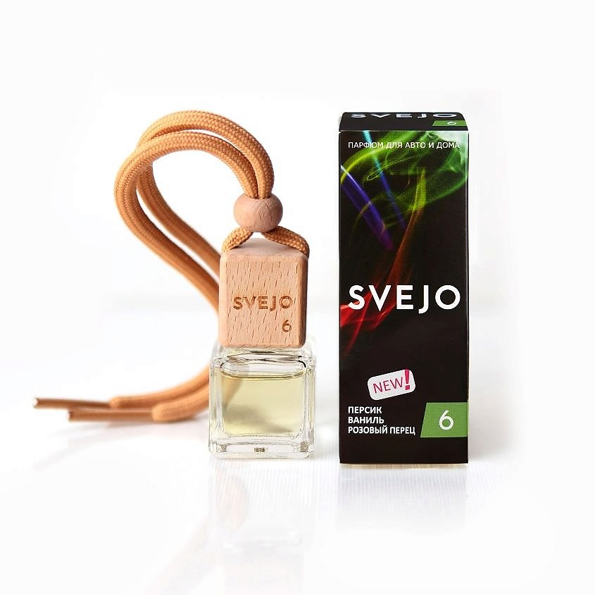 Изображение товара Парфюмированный ароматизатор SVEJO №6 NEW 6 мл для автомобиля и помещения