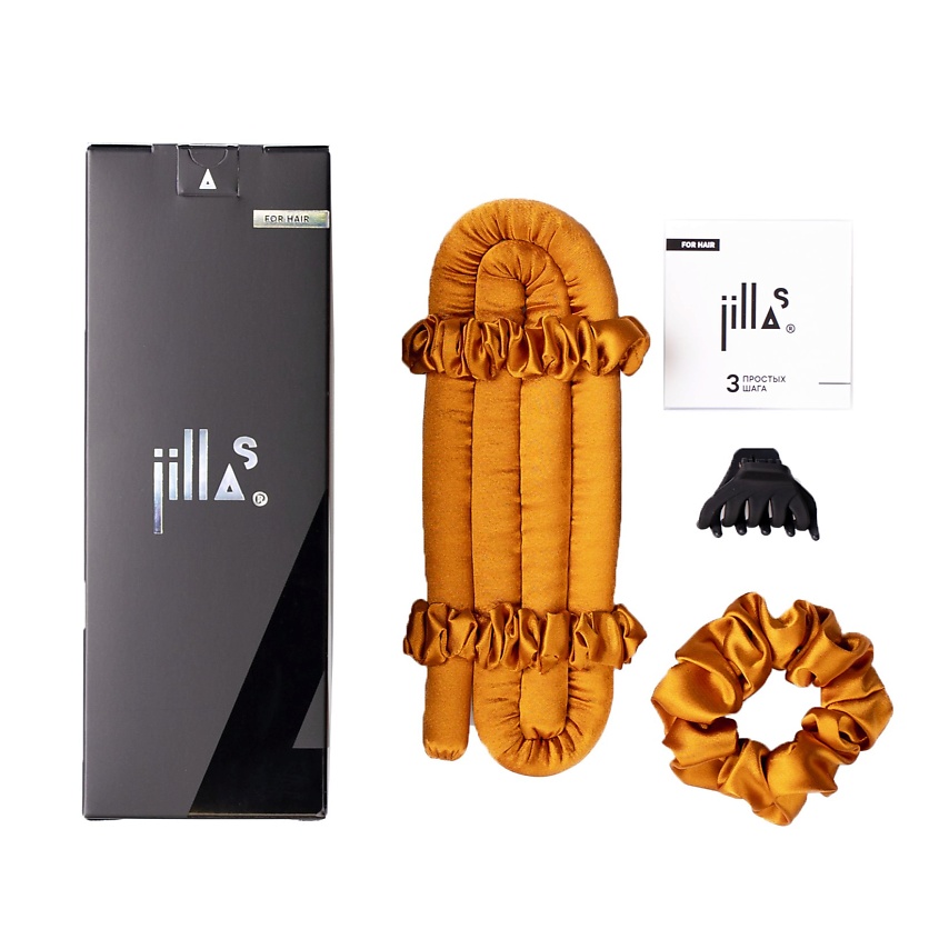 Изображение товара Набор бигуди 3в1 Mini JILLAS оранжевый для создания локонов и завивки волос