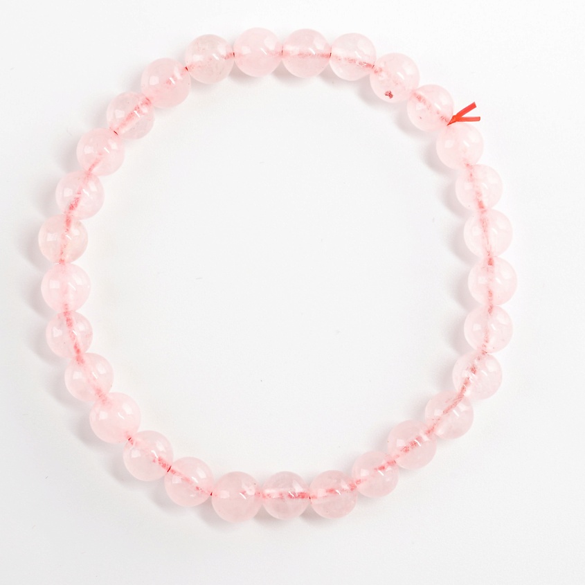 Изображение товара AGAT-ILONA Браслет из розового кварца в подарочном мешочке, цвет: Нюд, размер: 16