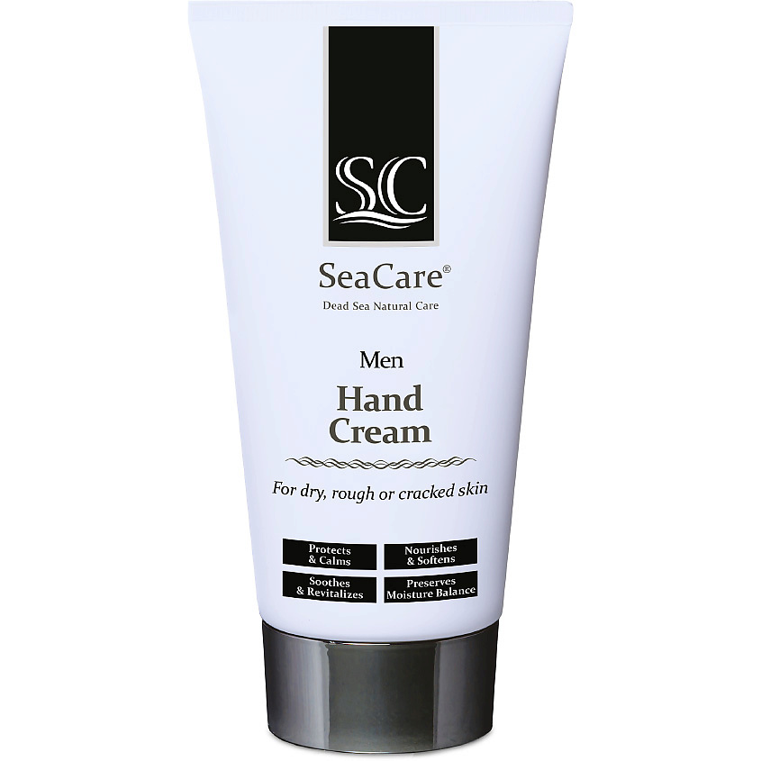 Изображение товара SEACARE Мужской крем для рук с Минералами Мертвого моря, Алоэ Вера и натуральными маслами, 150 мл