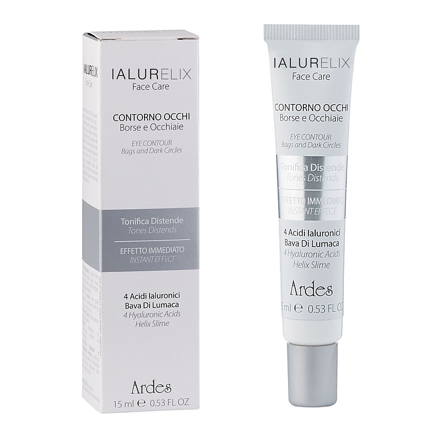 Изображение товара ARDES Крем эмульсионный вокруг глаз от мешков, морщин и темных кругов Гиалуреликс антивозрастной, 15 мл