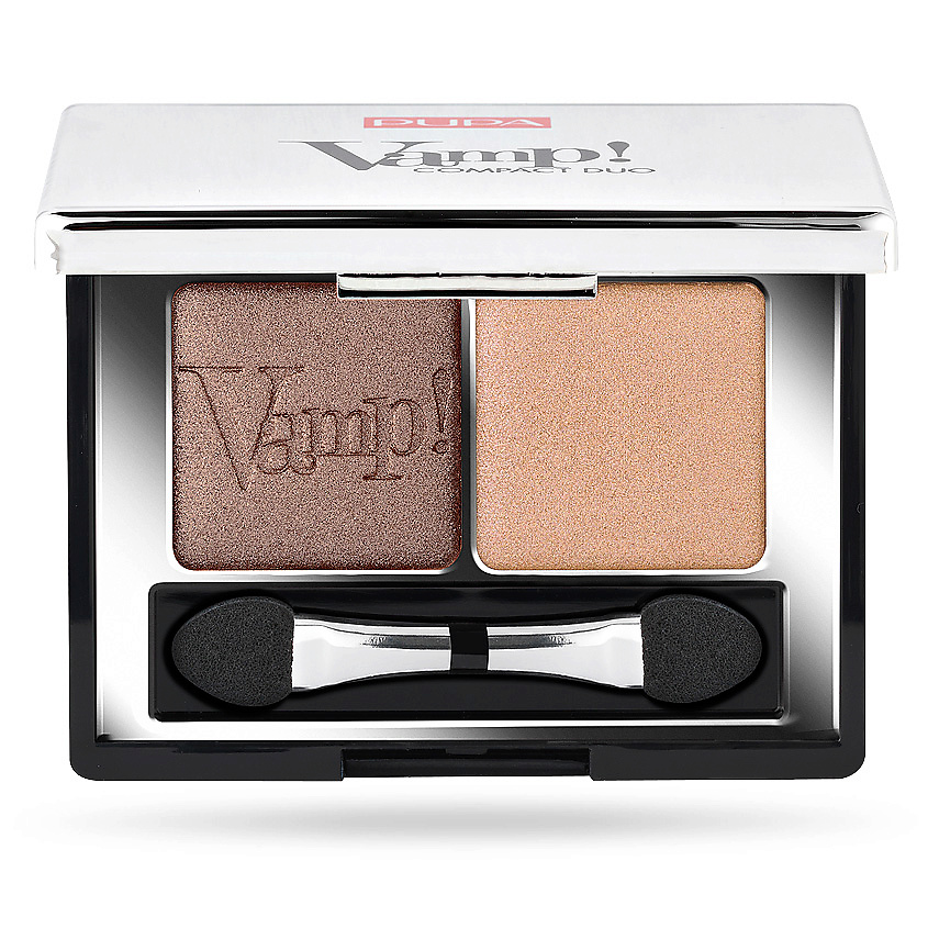 Изображение товара PUPA Компактные двойные тени VAMP! DUO, № 004 Бронзовый янтарный, 2,2 г